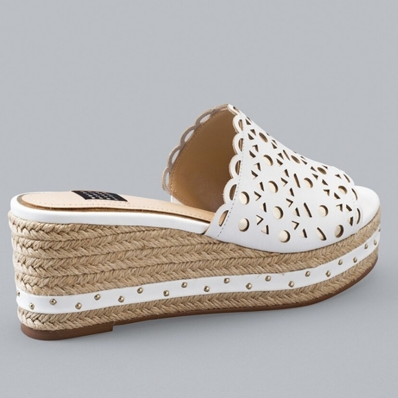 WHBM Megan espadrille slide sandals - Picture 2 of 9
